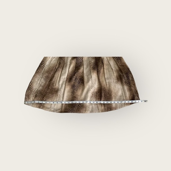 Jones New York Animal Print Brown Tan Flare Zipper Skirt Polyester. Size 6 - Picture 8 of 8